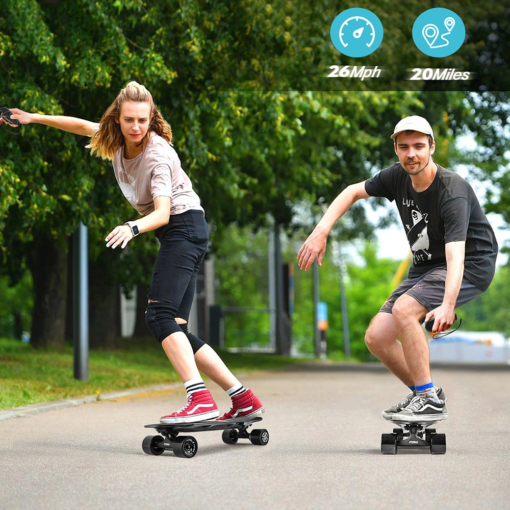 Portable 4 Wheels Mini Electric Skateboard Cheap Fish Skateboard