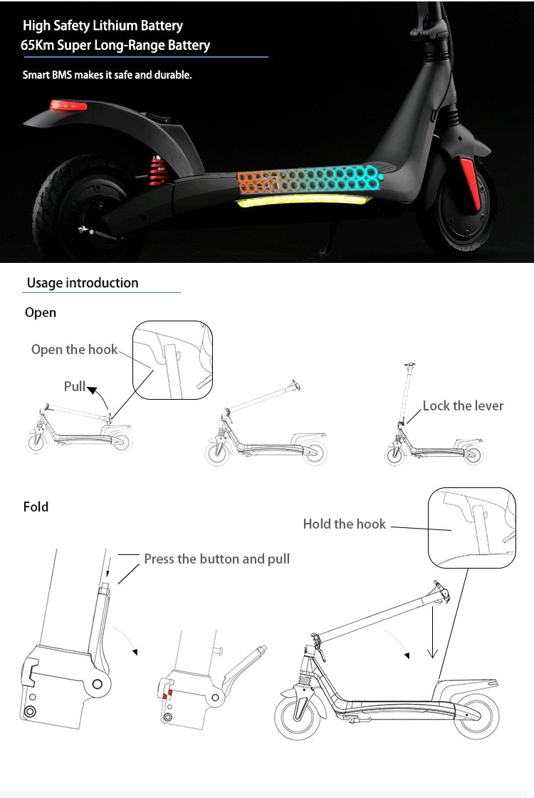 Multiple Colour 25kg Fastest Speed Optional Dual Motor Mobility Smart Scooter Electric