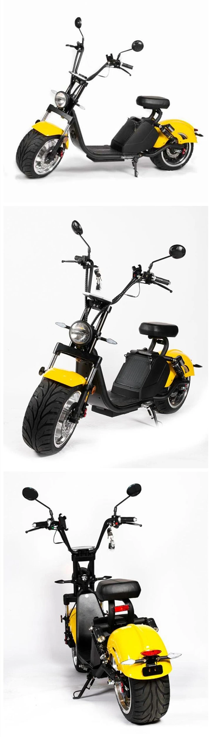 Citycoco Scooter High Level Balance Electric Vehicle Fat Tire EEC 1200W Adult Electric Scooter