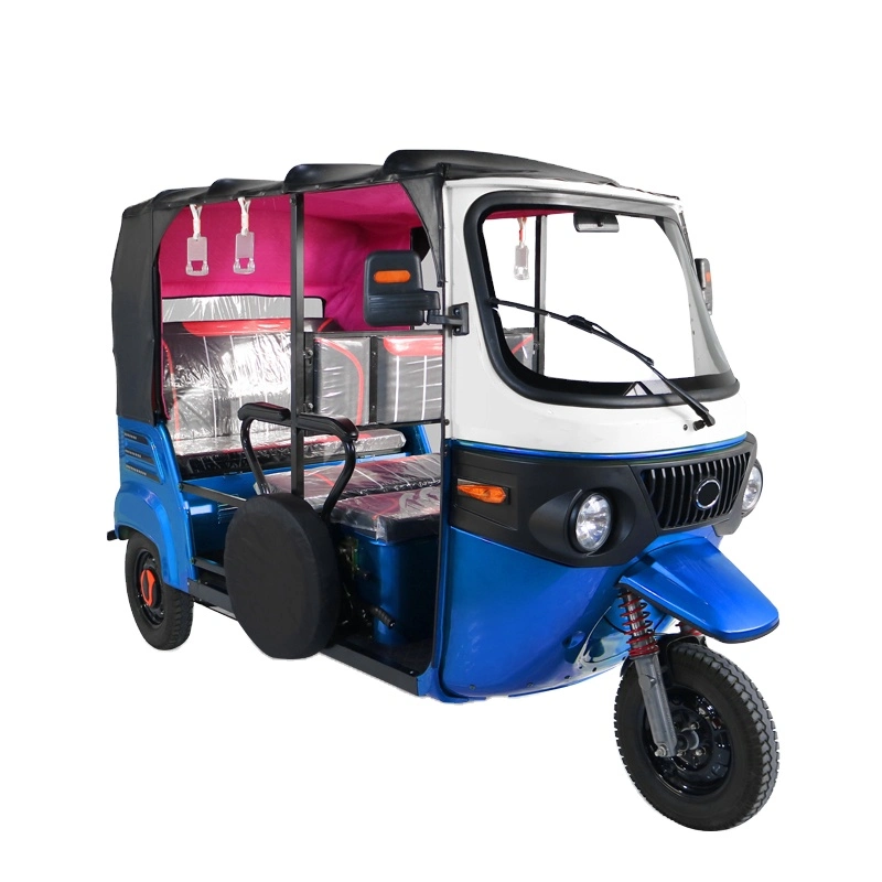 New Bajaj Three Wheel Electric Tricycle 3 Wheeler Tuk Tuk for Passenger