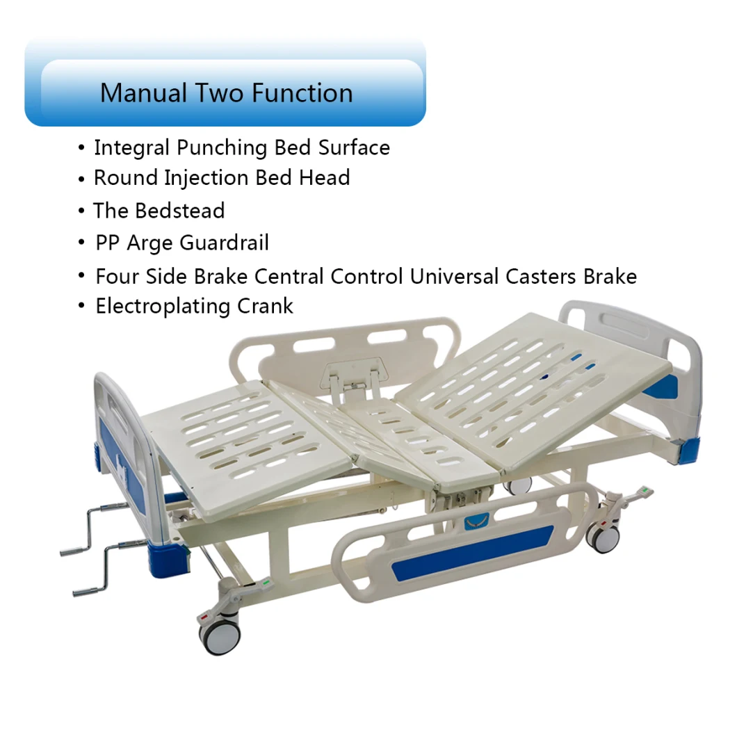 Bc02-3 Medical Furniture Comfortable Hospital Patient Cot for Nursing Care