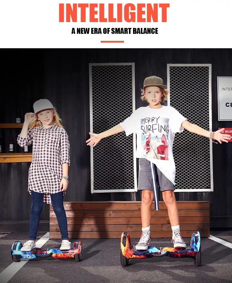 2 Wheels 7 10 Inch Kids Smart Electr Hover Board Self Balance Scooter Electric Hoverboard