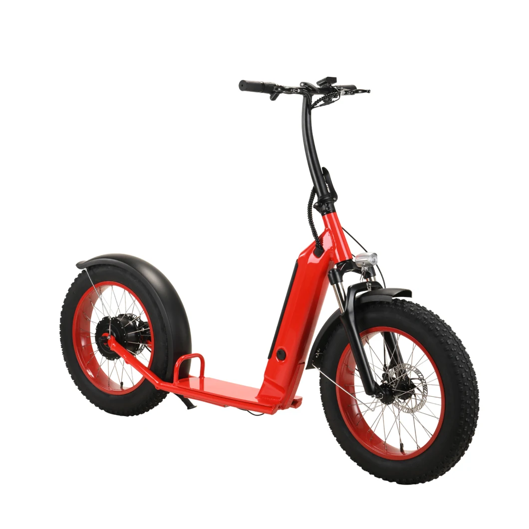 CE Certificate Fat Tire E Scooter off Road Adult Electric Scooter 500W