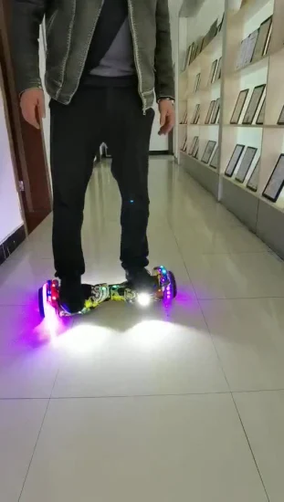 36V 500W 8inch Tyre Balance Scooter Hoverboard with LED Light